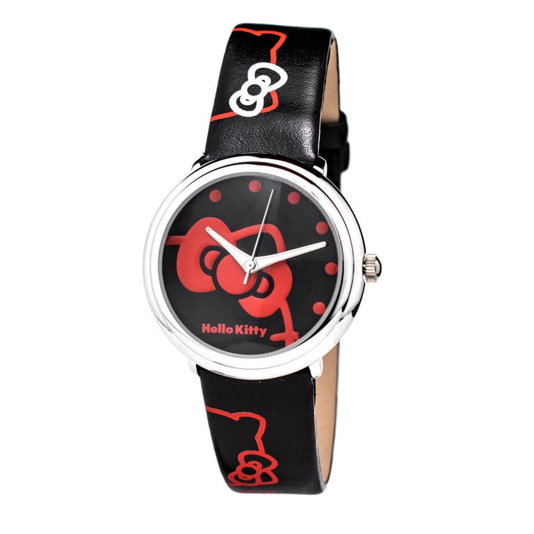 WATCH HELLO KITTY STAINLESS STEEL BLACK BLACK WOMEN HK7131L  display picture 1