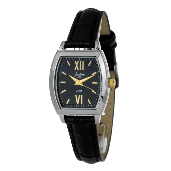 WATCH JUSTINA STAINLESS STEEL BLACK BLACK WOMEN 21993N