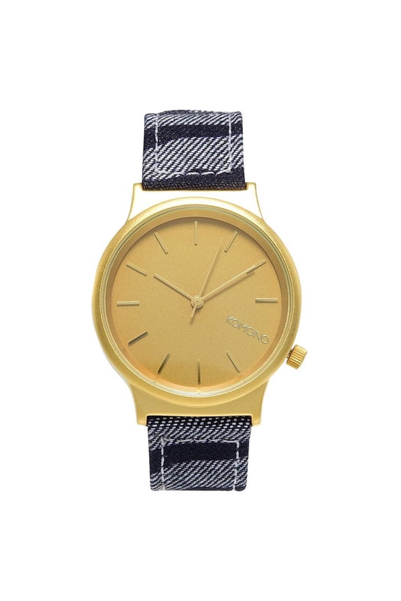 WATCH KOMONO STAINLESS STEEL GOLDEN MULTICOLORED UNISEX - MEN AND WOMEN KOM W1817