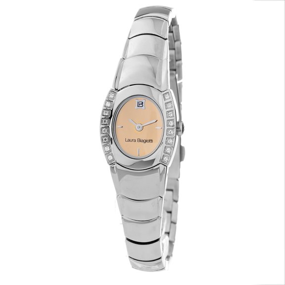 WATCH LAURA BIAGIOTTI STAINLESS STEEL BEIGE SILVER WOMEN LB0020L 05Z