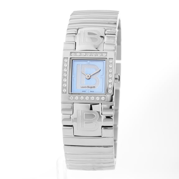 WATCH LAURA BIAGIOTTI STAINLESS STEEL BLUE SILVER WOMEN LB0005L AZ