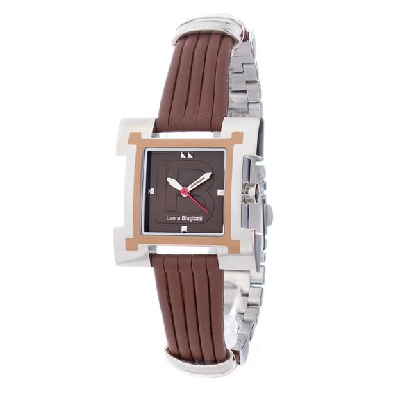 WATCH LAURA BIAGIOTTI STAINLESS STEEL BROWN BROWN SILVER WOMEN LB0039L 05