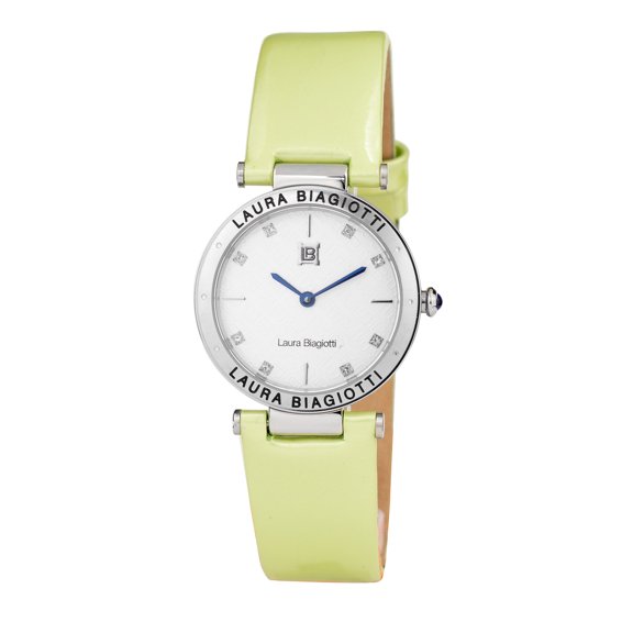 WATCH LAURA BIAGIOTTI STAINLESS STEEL SILVER GREEN WOMEN LB0012L 02