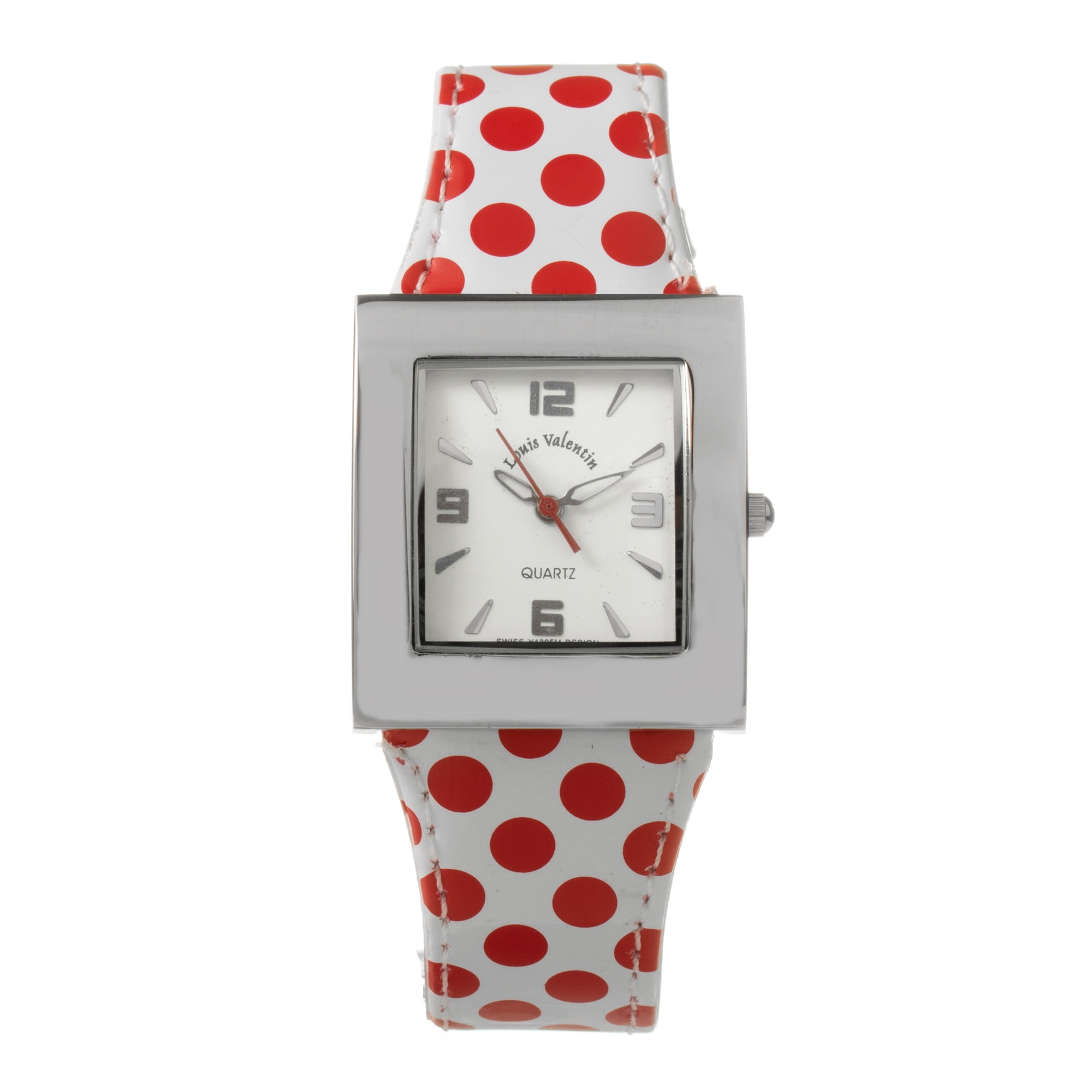 WATCH LOUIS VALENTIN STAINLESS STEEL WHITE MULTICOLORED WOMEN LV008 BLR Walmart