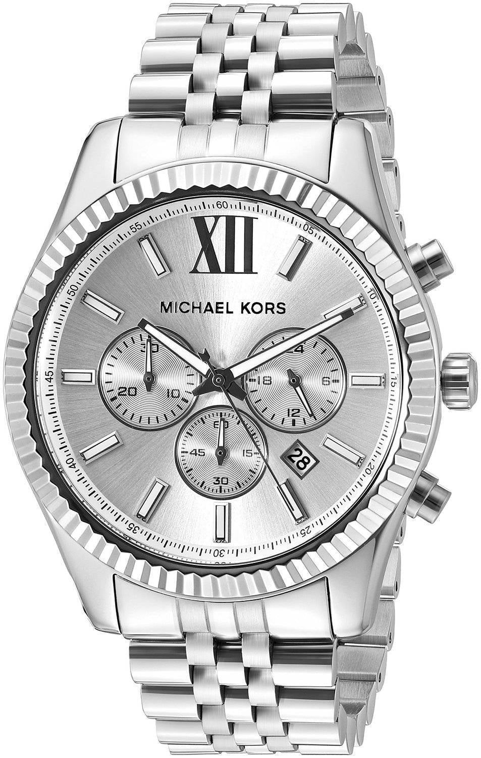 Michael Kors Mens Silver Lexington Watch  MK8405  Watch Station