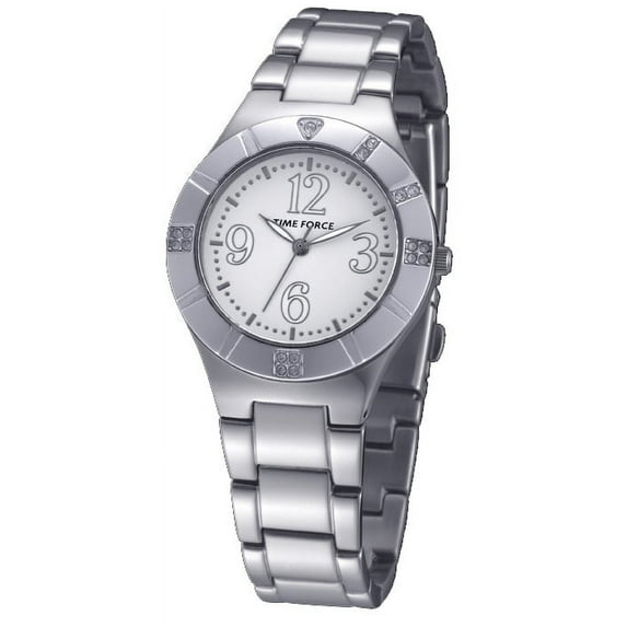 WATCH TIME FORCE STAINLESS STEEL SILVER SILVER WOMEN TF4038L02M