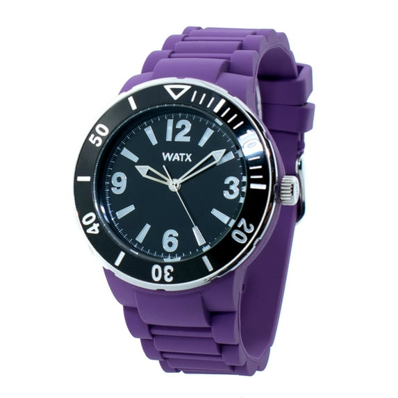 WATCH WATX ACETATE BLACK PURPLE UNISEX - MEN AND WOMEN RWA1300 C1520