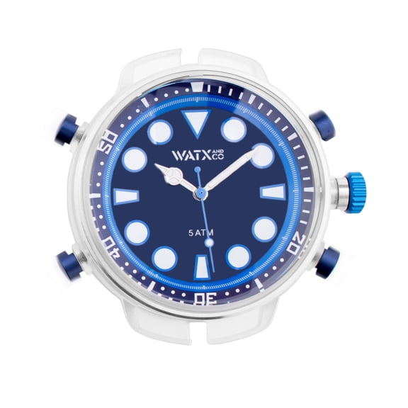 WATCH WATX POLYCARBONATE BLUE UNISEX - MEN AND WOMEN RWA5701