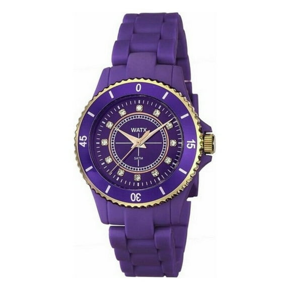WATCH WATX POLYCARBONATE PURPLE PURPLE WOMEN RWA9016