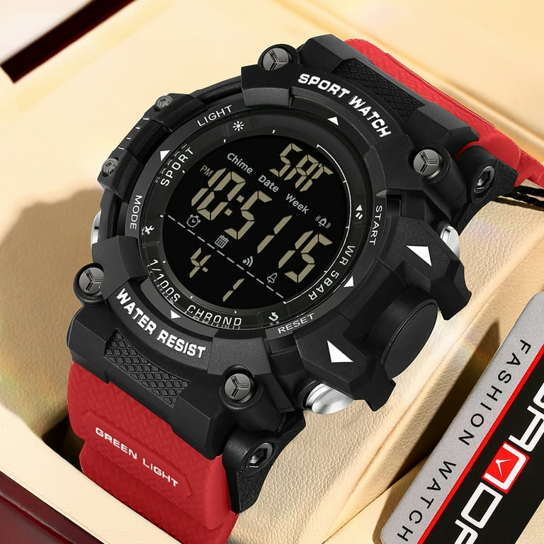 WATCH for Men Large Digital Display, Shockproof, 5ATM Water