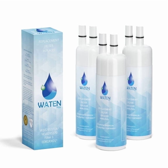 WATEN H2O EDR1RXD1 Water Filter 1 Replacement, Compatible with W10295370A, WHR1RXD1, EDRIRXD1B, 9081 9930 46-9081 46-9930, 3 Pack