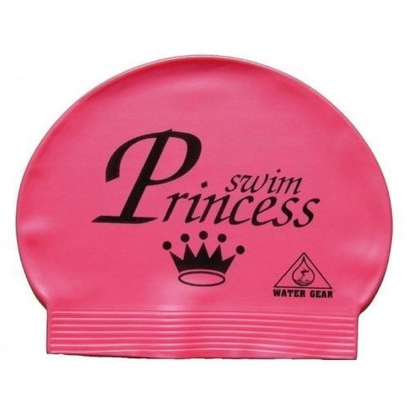 WATER GEAR Latex Swim Cap - Swim Princess Pink
