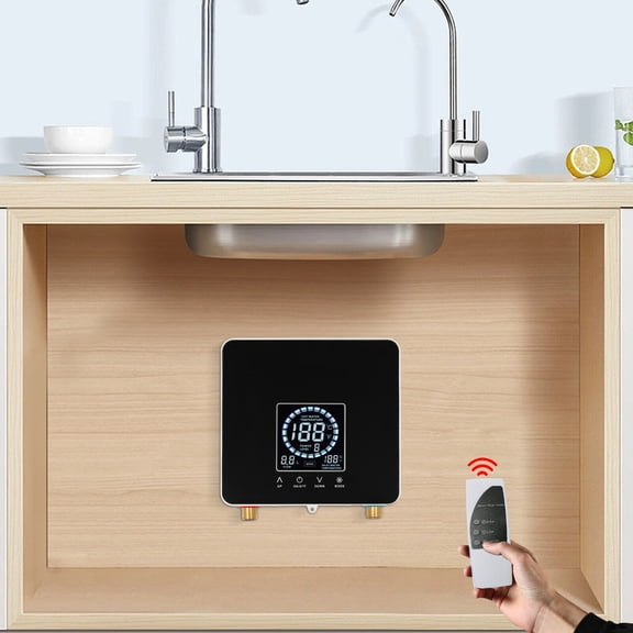 SENDERPICK WATER HEATER, INSTANT ELECTRIC WATER HEATER, WATER HEATER WITH LED DISPLAY
