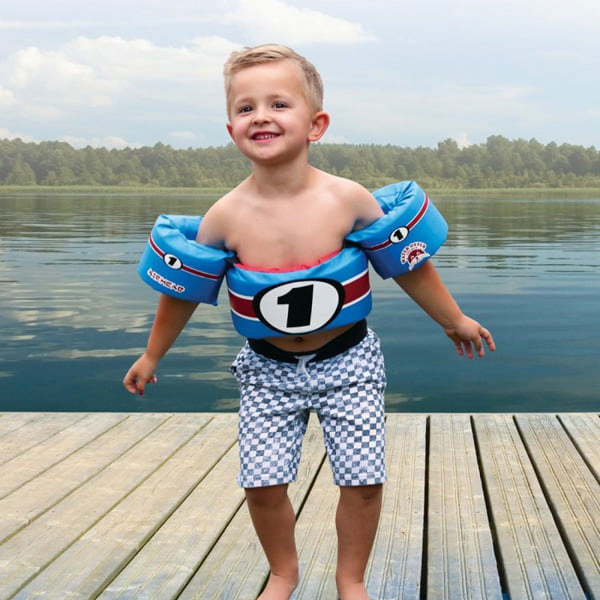 WATER OTTER Classic Child Life Vest, Race Car