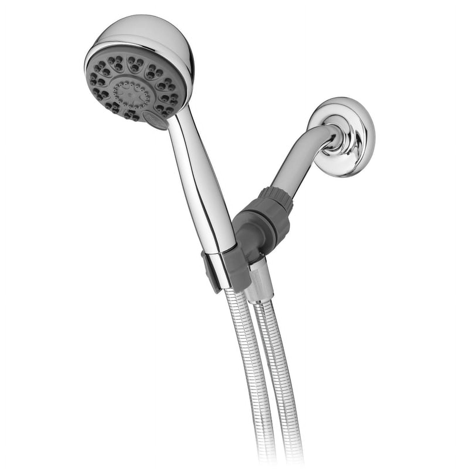 Waterpik Easy Reach Hand Held Shower Head, 6 Spray Settings, Chrome ...