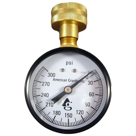 WATER PRESSURE TEST GAUGE 3/4"FHT