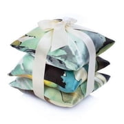 WATERCOLOR ElizabethW Silk Sachet Ribbon Tied Set of 3
