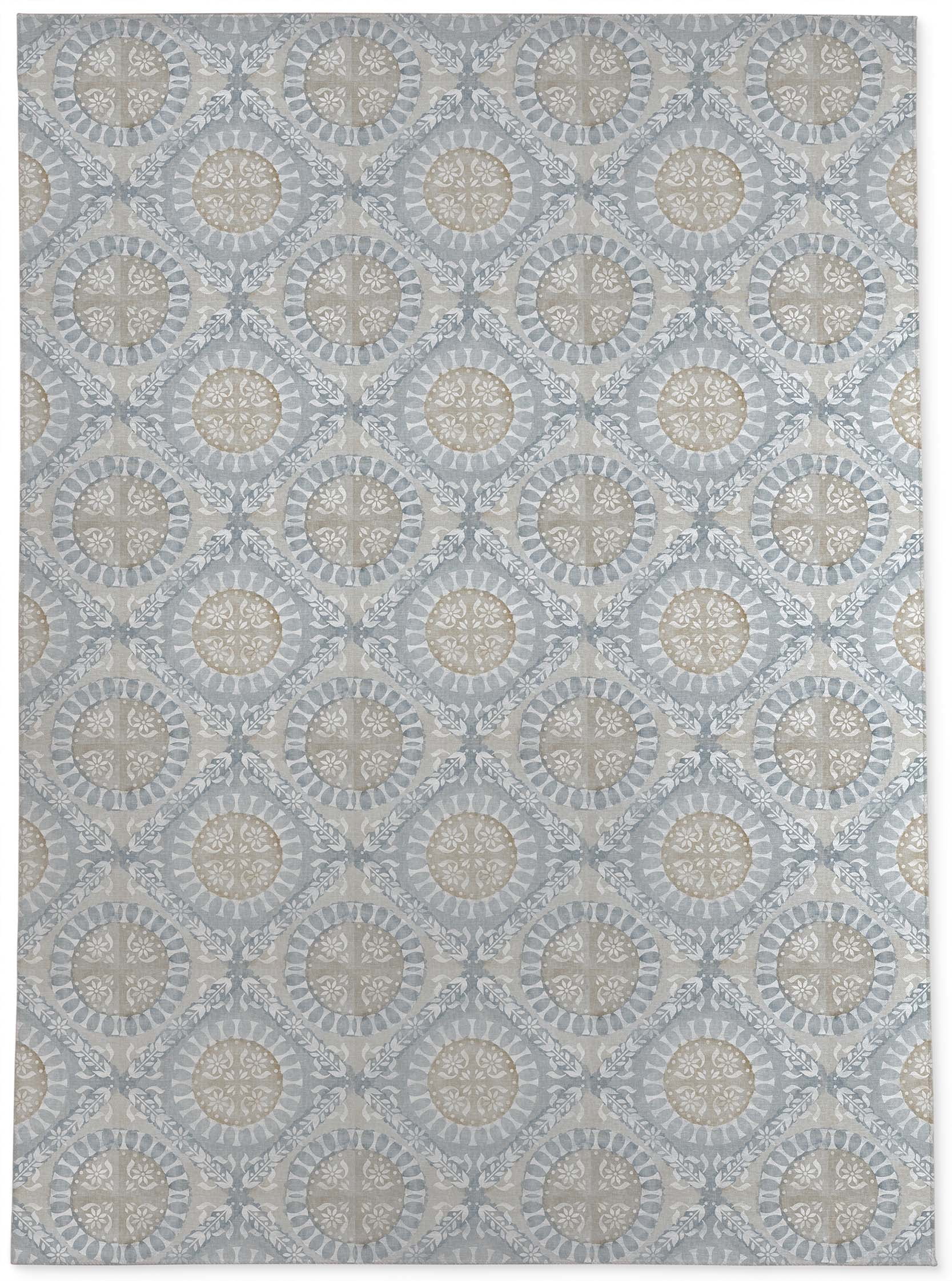 WATERCOLOR MEDALLIONS BLUE Area Rug By Kavka Designs - Walmart.com