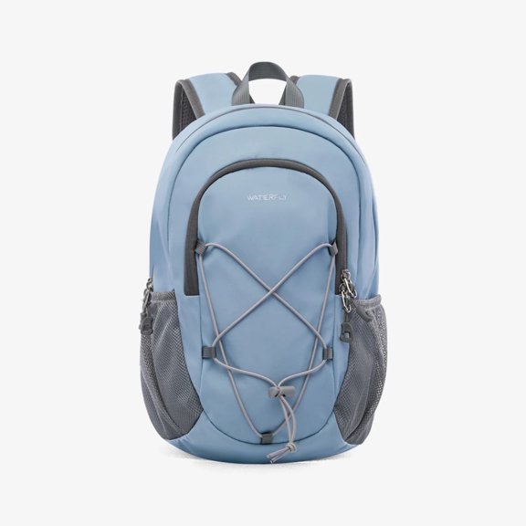 WATERFLY Unisex 12L Small Drawstring Lightweight Travel Hiking Backpack Daypack,Blue