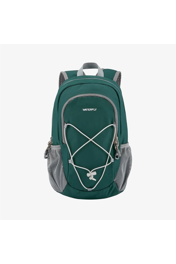 Unisex 12L Small Drawstring Lightweight Travel Hiking Backpack Daypack,Dark Green