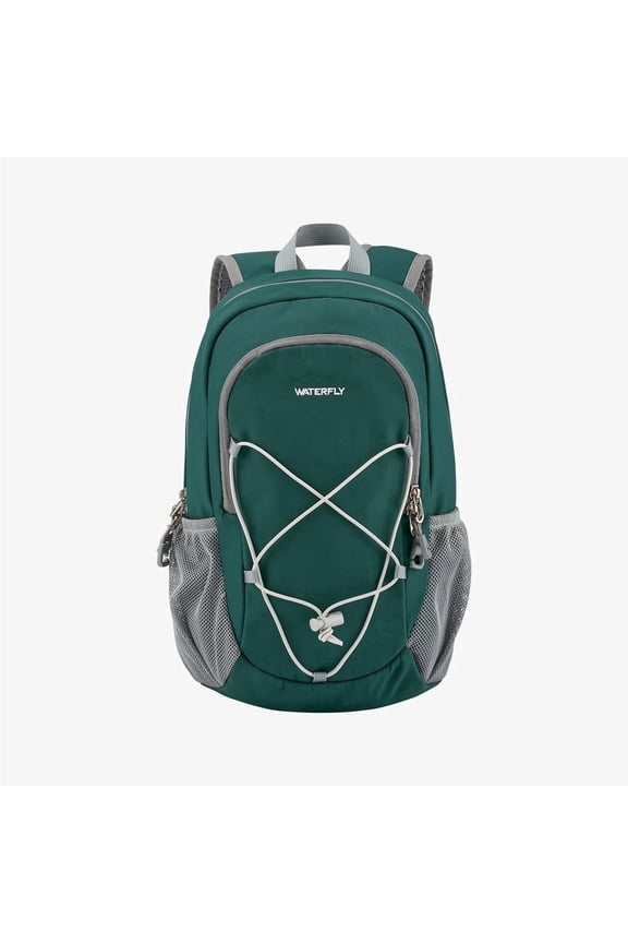 Unisex 12L Small Drawstring Lightweight Travel Hiking Backpack Daypack,Dark Green