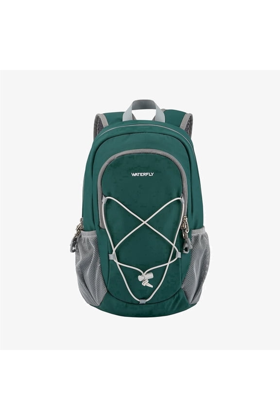 Unisex 12L Small Drawstring Lightweight Travel Hiking Backpack Daypack,Dark Green
