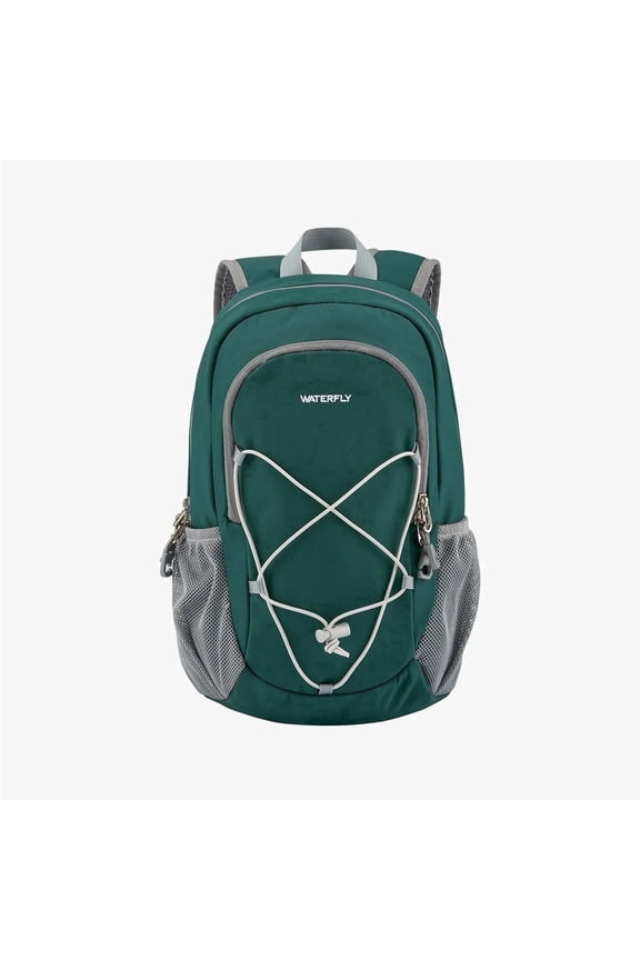 Unisex 12L Small Drawstring Lightweight Travel Hiking Backpack Daypack,Dark Green