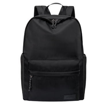 WATERFLY Unisex Student 20L Small Durable Travel Hiking Nylon Backpacks Daypack,Black