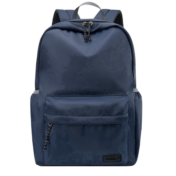 WATERFLY Unisex Student 20L Small Durable Travel Hiking Nylon Backpacks Daypack,Dark Blue