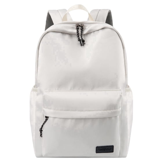 WATERFLY Unisex Student 20L Small Durable Travel Hiking Nylon Backpacks Daypack,White