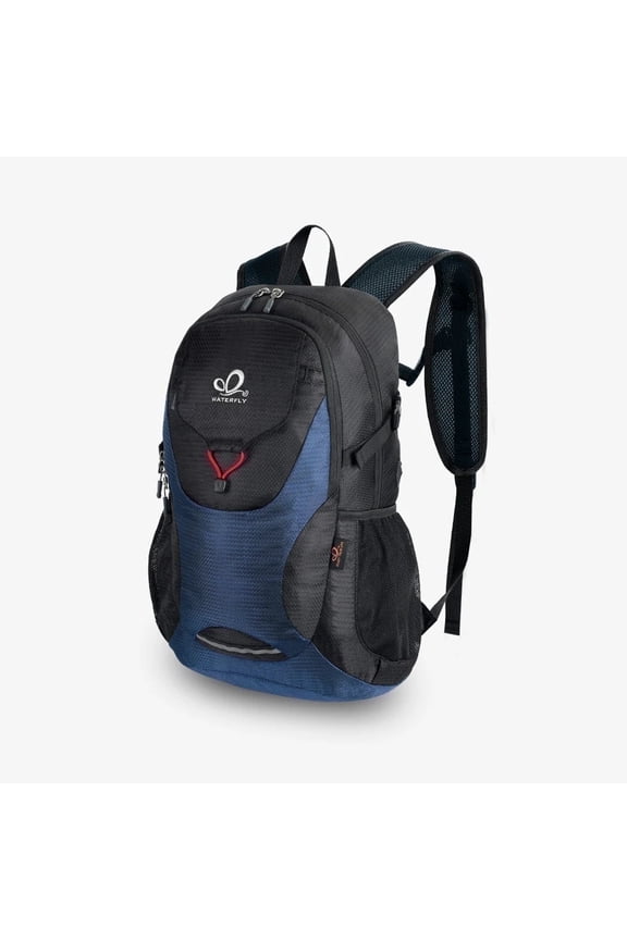 Unisex 30L Small Foldable Packable Travel Hiking Backpacks Daypack,Black Blue