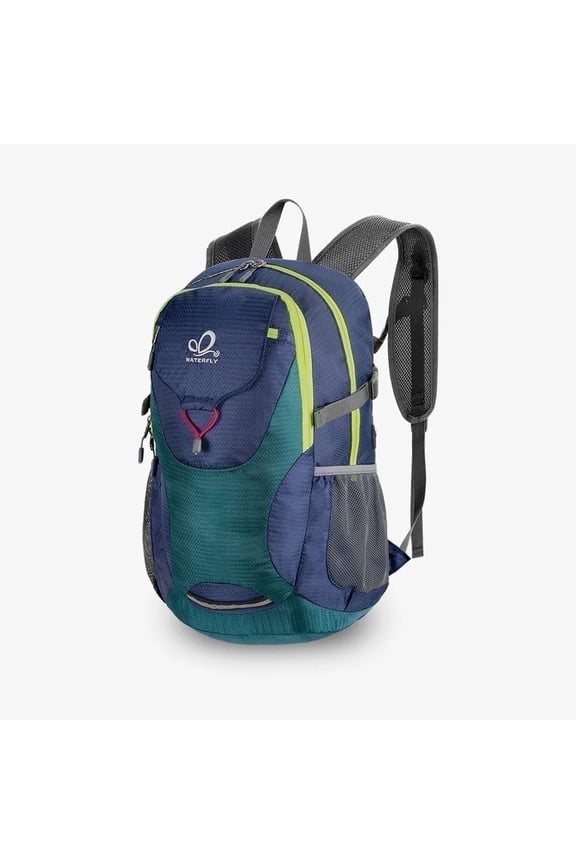 Unisex 30L Small Foldable Packable Travel Hiking Backpacks Daypack,Blue Green