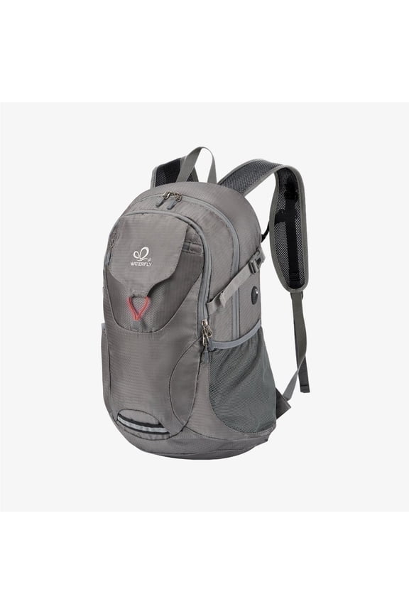 Unisex 30L Small Foldable Packable Travel Hiking Nylon Backpacks Daypack,Gray