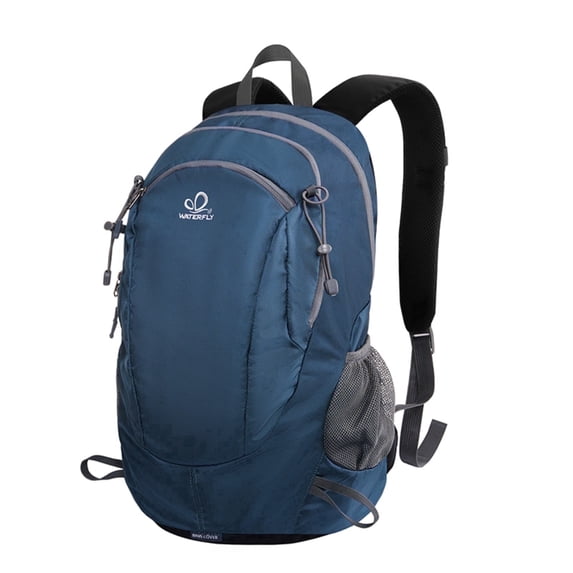 Waterfly Unisex 30L Small 600D Durable Hiking Walking Nylon Backpacks Daypack,Dark Blue