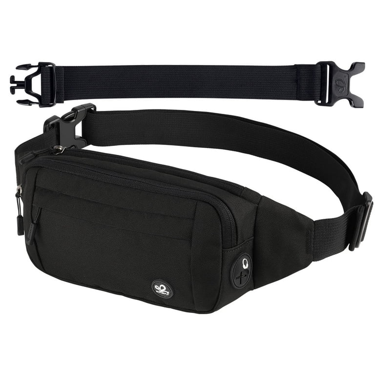 WATERFLY Fanny Pack Waist Bag Small Hip Pouch Fannypack Slim