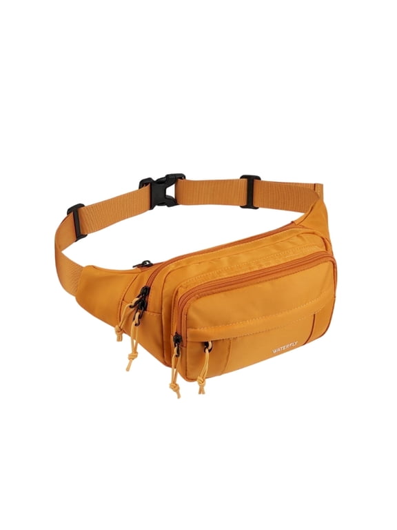 2.5L Unisex Large Capacity Walking Hiking Nylon Fanny Pack Waist Bag,Yellow