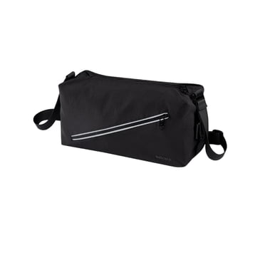 WATERFLY Unisex Large Capacity Travel Hiking Nylon Cross-Body Shoulder Bag,Black