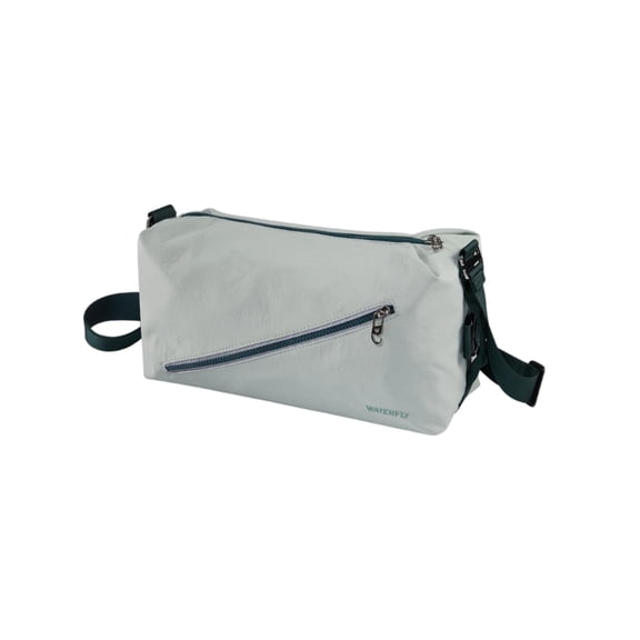 WATERFLY Unisex Large Capacity Travel Hiking Nylon Cross-Body Shoulder Bag,,Mint Green