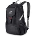 thumbnail image 1 of WATERFLY Unisex 20L Small Foldable Packable Travel Hiking Nylon Backpacks Daypack,Black, 1 of 7