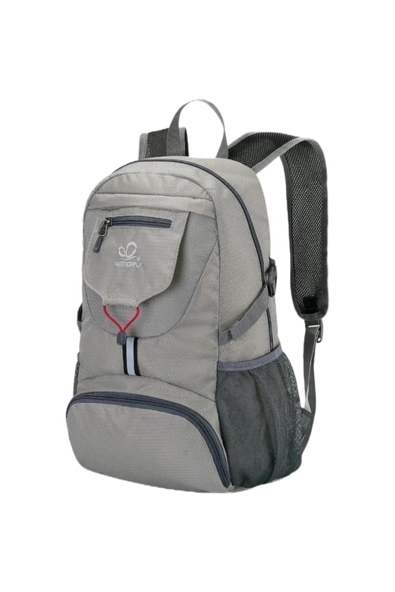 Unisex 20L Small Foldable Packable Travel Hiking Backpacks Daypack,Light Gray