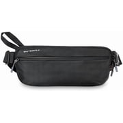 WATERFLY Small Lightweight Sling Bag Crossbody Shoulder Chest Bags Men Women-Black