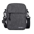 thumbnail image 1 of WATERFLY Unisex Small Hiking Travel Walking Nylon Cross-Body Shoulder Bag,Gray, 1 of 7