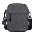 thumbnail image 1 of WATERFLY Unisex Small Hiking Travel Walking Nylon Cross-Body Shoulder Bag,Gray, 1 of 7
