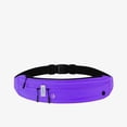 thumbnail image 1 of WATERFLY Unisex Adjustable Non-Slip Jogging Exercise Fitness Nylon Running Waist Belt,Purple, 1 of 7