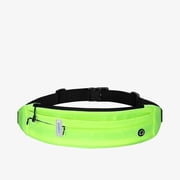 Waterfly Unisex Adjustable Non-Slip Jogging Exercise Fitness Nylon Running Waist Belt,Fluorescent Green