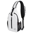 thumbnail image 1 of WATERFLY Unisex Hiking Travel Nylon Sling Bag Cross-Body Shoulder Chest Bag,White, 1 of 7