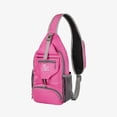 thumbnail image 1 of WATERFLY Unisex Small Packable Hiking Travel Sling Bag Cross-Body Shoulder Chest Bag,Pink, 1 of 10