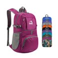 thumbnail image 1 of Waterfly Unisex 25L Small Foldable Packable Hiking Walking Nylon Backpacks Daypack,Pink, 1 of 7