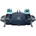 thumbnail image 1 of WATERFLY Unisex Large Capacity Hiking with Bottle Holder Fanny Pack Waist Bag,Dark Blue, 1 of 6