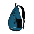 thumbnail image 1 of WATERFLY Unisex Large Capacity Nylon Sling Cross-Body Shoulder Chest Bag,Teal Blue, 1 of 7